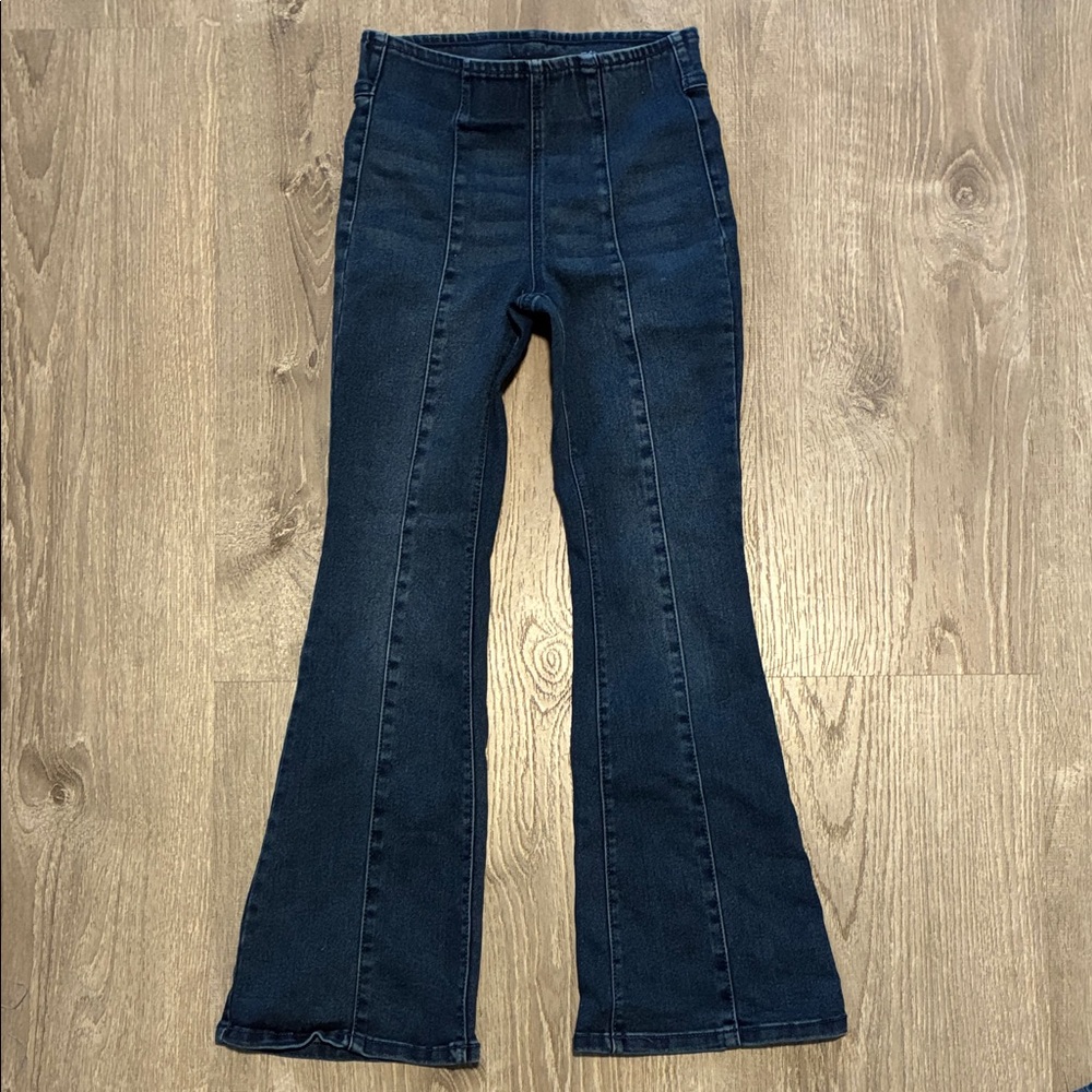 Vanilla Star Dark Blue Girls' Flare Jeans